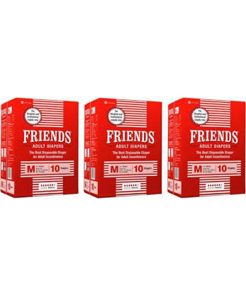 FRIENDS BASIC ADULT DIAPERS MEDIUM