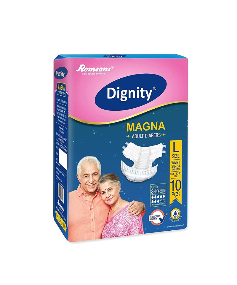 DIGNITY MAGNA  ADULT DIAPER LARGE