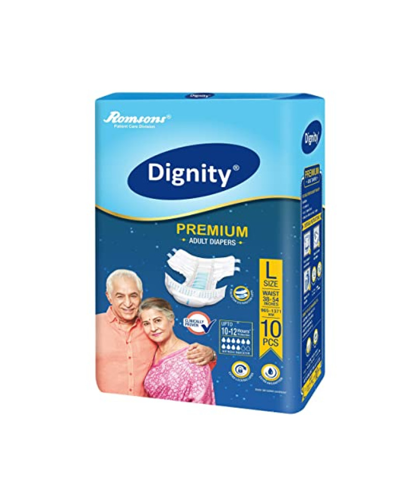 DIGNITY PREMIUM ADULT DIAPER LARGE