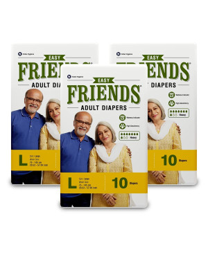 FRIENDS EASY ADULT DIAPER LARGE (PACK OF 30)