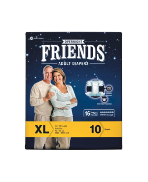 FRIENDS OVERNIGHT ADULT DIAPER XL