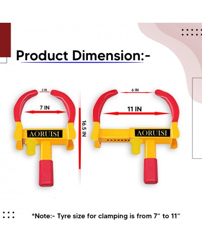 Robustt Wheel Lock 