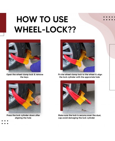 Robustt Wheel Lock 