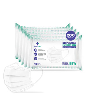 Careview 3 Ply Disposable Surgical Face Mask Pouch