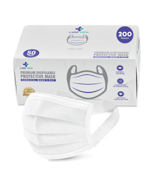 Careview 3 Ply Disposable Surgical Face Mask with ...