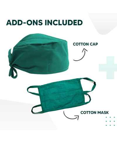 Careview Reusable & Washable Surgical Gown,Green