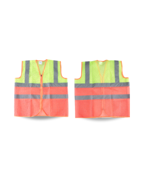 Robustt V Neck Dual Color Reflective Safety Jacket...