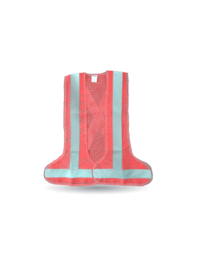 Robustt Orange Harness Reflective Safety Jacket