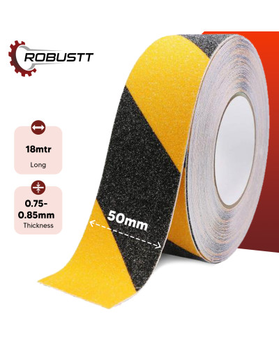 Robustt Anti Skid/AntiSlip,Tape for Slippery Floors 50mm x 18mtr